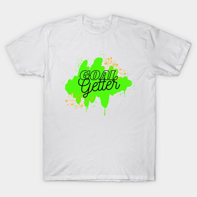 Goal Getter Green T-Shirt by Claudia Williams Apparel